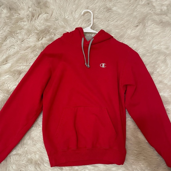 Red Champion Hoodie - Picture 1 of 4